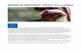 World Report 2015-Sri Lanka