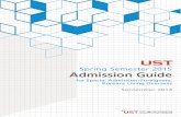 UST Admission Guide Spring en 2015