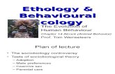 The Evolution of Human Behaviour