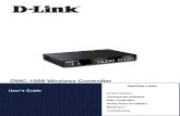 Dlink Controller DWC-1000 User Manual v2.00