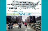 Local Walking Advocacy Organization 2014 Survey Report