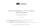 Crown Immunity Consultation Paper
