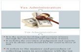 Lesson 4. Tax Administration.