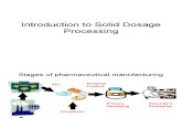 Solid Dosage Processing