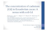 Cadmium in Cacao Beans