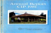 CIP Annual Report 1981