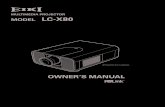 Eiki Lc x80 Manual