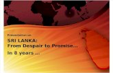 Sri Lank From Despair to Promise