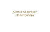 atomic absoprtion spectroscopy