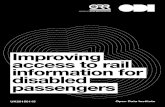 Improving access to rail information for disabled passengers
