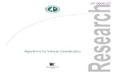 Algorithms for Vehicle Classification