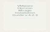 VMware Horizon Mirage Installation Guide v.4.2.3
