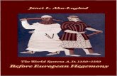 Before European Hegemony [the World System, A.D. 1250-1350]