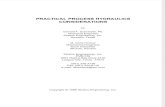 Practical Process Hydraulic Consideration
