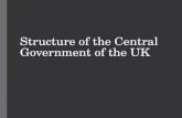 Structure of the Central Government of the UK