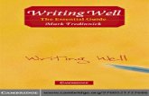 Writing Well_ the Essential Gui - Mark Tredinnick