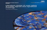 Literature Review of Road Safety at Traffic Signals and Signalised Crossings