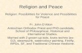 Religion and Peace-JD