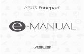 Asus FonePad 7 FE170CG Manual