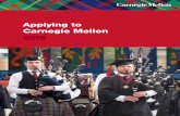 Carnegie Mellon Application Instructions Booklet 2014