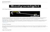 Bodyweight Training Tools