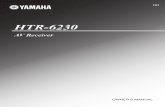 Manual Yamaha Htr 6230
