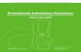 Provisional Admission Practices Blending Access and Support to Facilitate Student Success