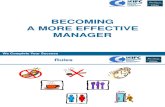 Becoming a More Effective Manager - Slides English