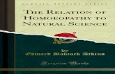 Atkins, E.B. - The Relation of Homoeopathy to Natural Science