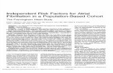 Independant Risk Factors for Atrial Fibrillation in a Population-Bases Cohort