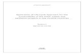 Application of Life Cycle Approach for the Sustainability of the Water Supply and Sanitation Projects in Low Income Countries