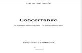 Concertango Sax Alto Solo