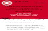 Search Engine Optimization for Librarians-Melissa-Gasparotto