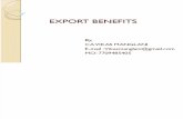 Export Benefits