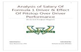 Analysis of Salary of Formula 1 Driver and Pitstop Analysis