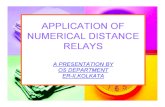 Application of Numerical Distance Relay