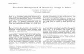 Anesthetic Management of Pulmonary Lavage in Adults