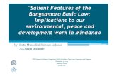 Implications of BBL Provisions on the Environment, Peace & Devt Work