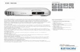Epson EB-W28 3LCD Portable Bright Business Projector