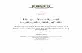Olsen - Unity, Diversity and Democratic Institutions
