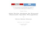 Joint Factor Analysis for Forensic Automatic Speaker Recognition