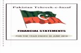 PTI Financial Statement for Financial Year 2013-14