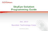 Nuvoton SkyEye Solution Programming Guide - Incmicro Only