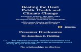 Public Health and ClimateChange