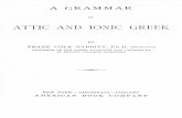 A Grammar of Attic and Ionic Greek (Babbitt)