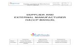 Supplier HACCP Manual