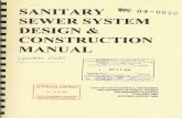 Sanitary Sewer System Design and Construction Manual
