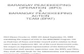 Barangay Peacekeeping Operation (Bpo) for Printing