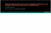Emerging Business Applications of High Performance Analytics Pivotal