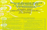 Natural Element Method in Solid Mechanics Rajagopalachary
